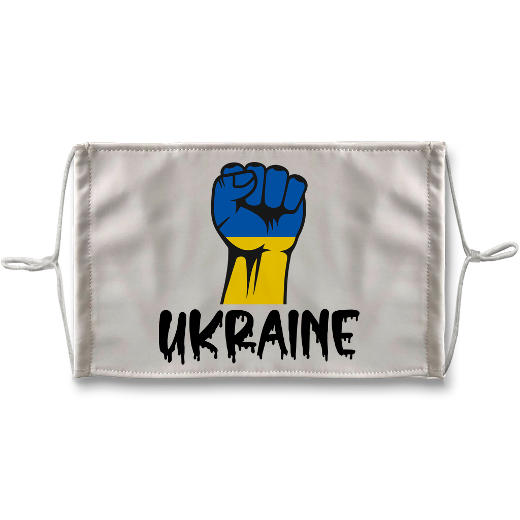 Ukraine Fist Sublimation Face Mask - Lynendo Trade Store