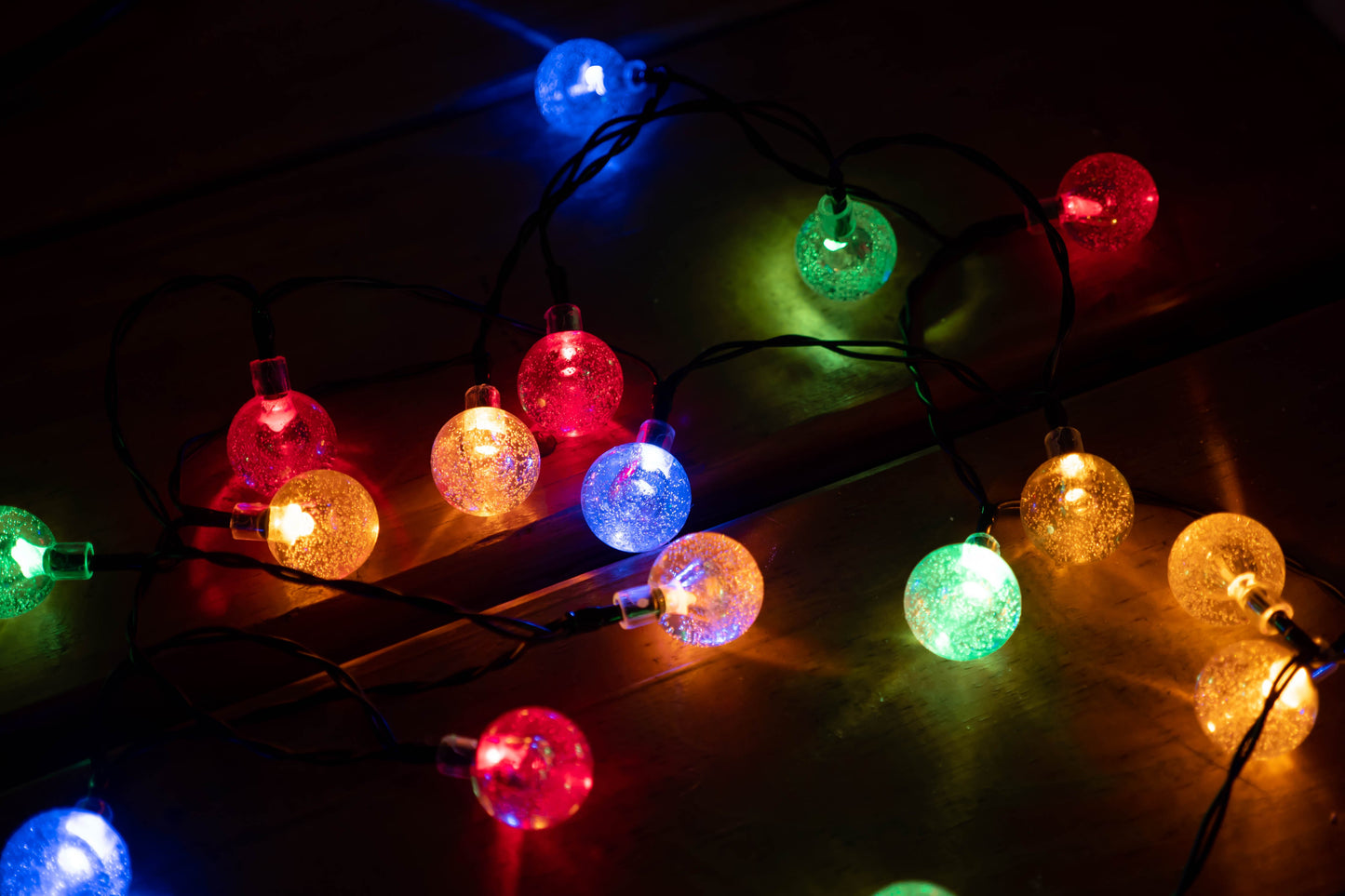 x2 20 LED Christmas Lights - Tree Decoration - 4 Meter Solar Lights - Lynendo Trade Store