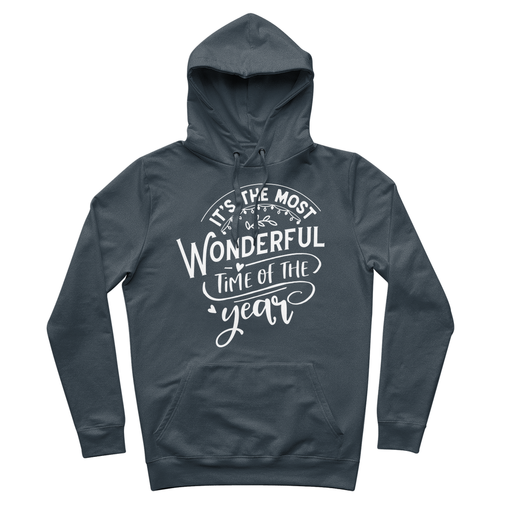 THE MOST WONDERFUL TIME 100% Organic Cotton Hoodie - Lynendo Trade Store