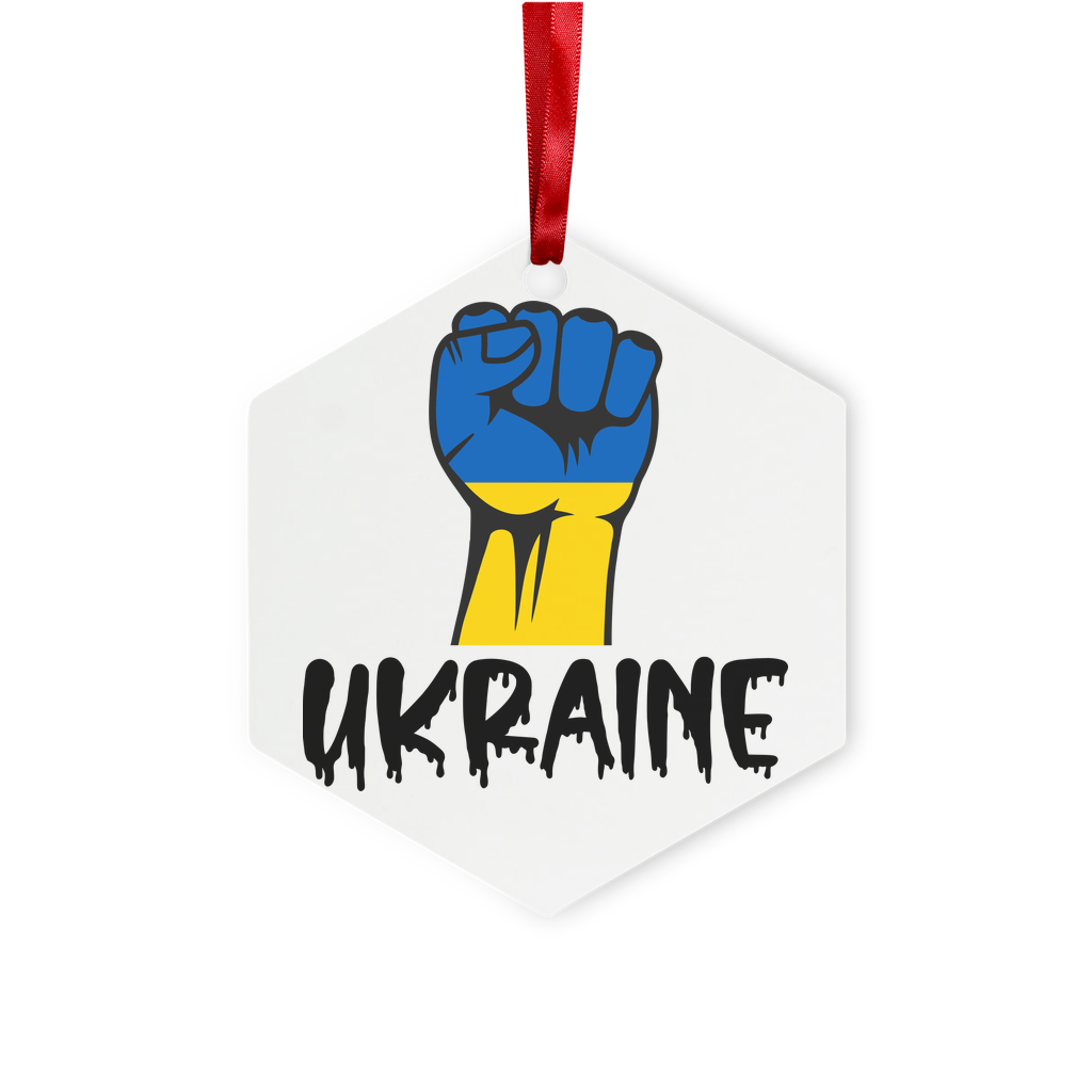 Ukraine Fist Metal Hanging Ornament - Lynendo Trade Store