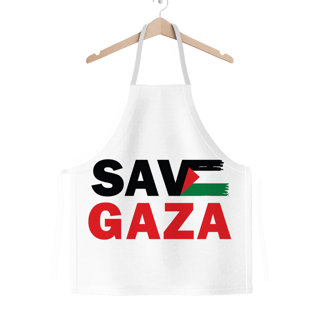 Save Gaza Classic Sublimation Adult Apron - Lynendo Trade Store