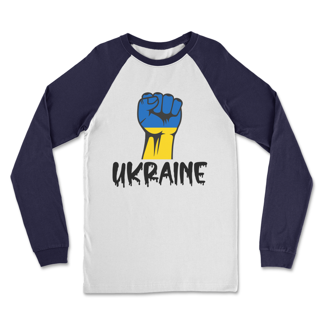 Ukraine Fist Classic Raglan Long Sleeve Shirt - Lynendo Trade Store