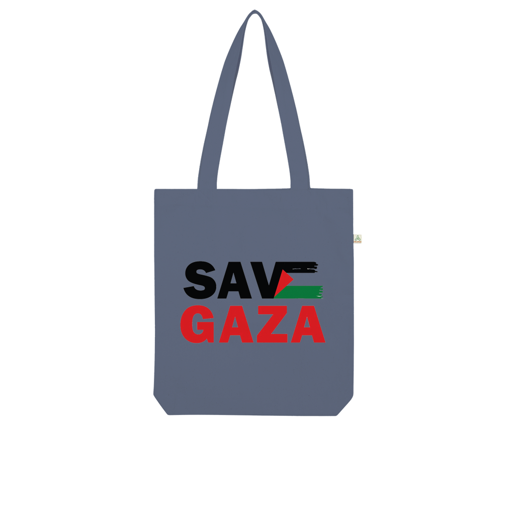 Save Gaza Organic Tote Bag - Lynendo Trade Store