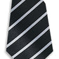 Stock Design Ties Black with Single White Stripe (5402-9101) - Lynendo Trade Store