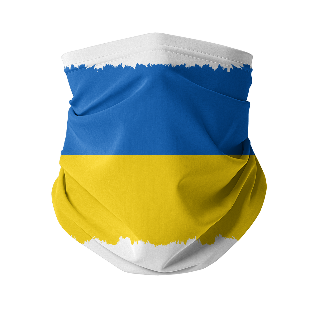 UKRAINE FLAG Sublimation Neck Gaiter - Lynendo Trade Store