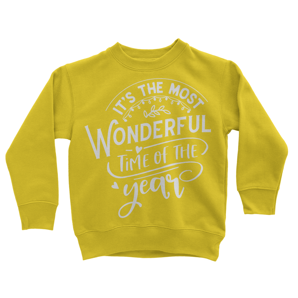 THE MOST WONDERFUL TIME Classic Kids Sweatshirt - Lynendo Trade Store