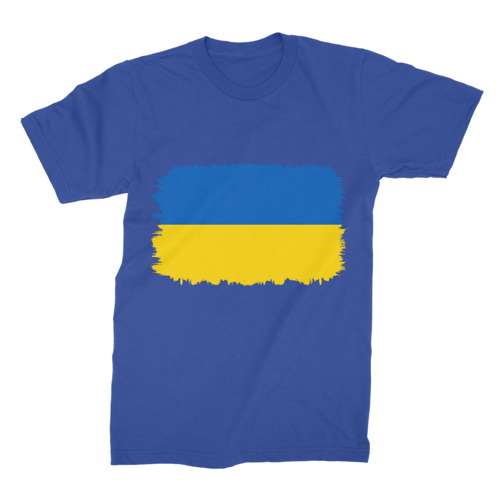 UKRAINE FLAG Premium Jersey Adult T-Shirt - Lynendo Trade Store