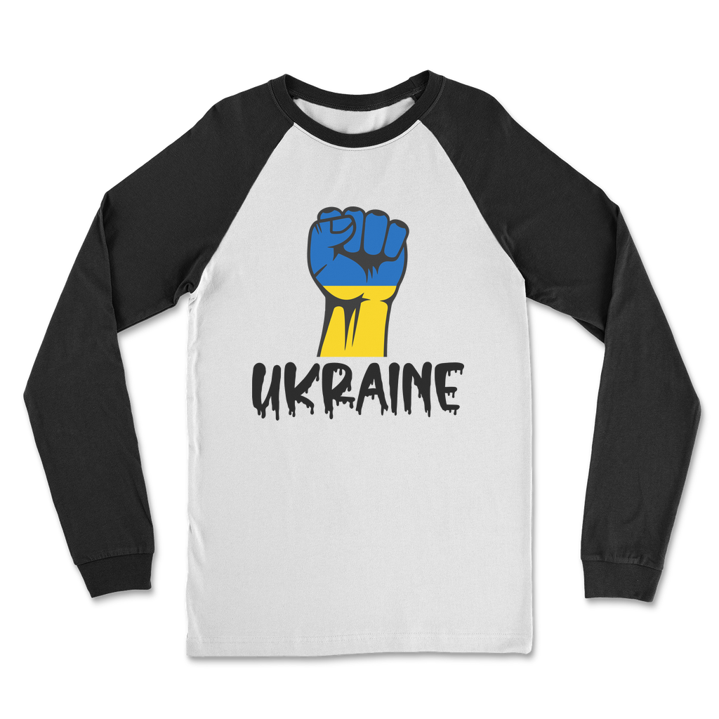 Ukraine Fist Classic Raglan Long Sleeve Shirt - Lynendo Trade Store