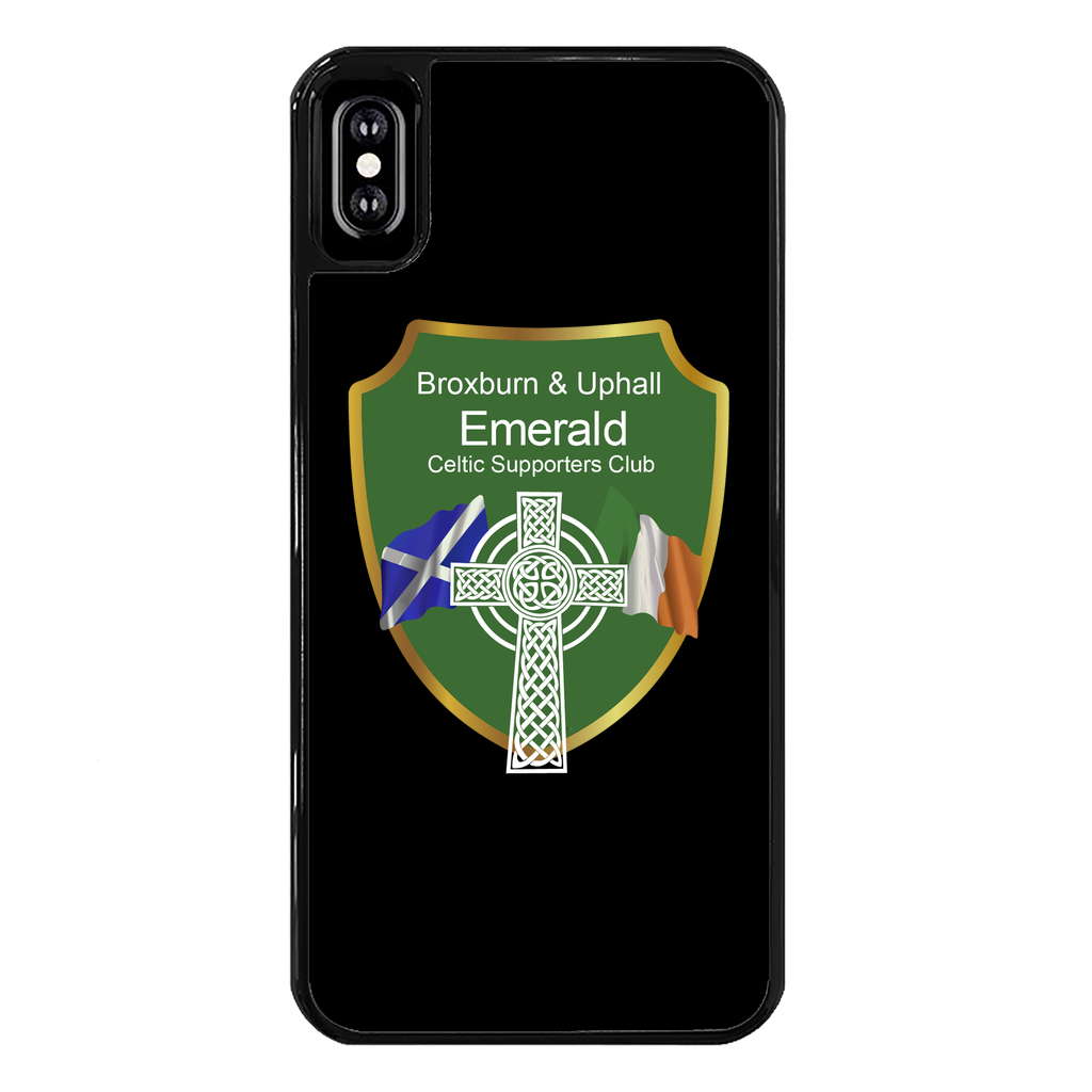Celtic Supporters Back Printed Black Hard Phone Case - Lynendo Trade Store