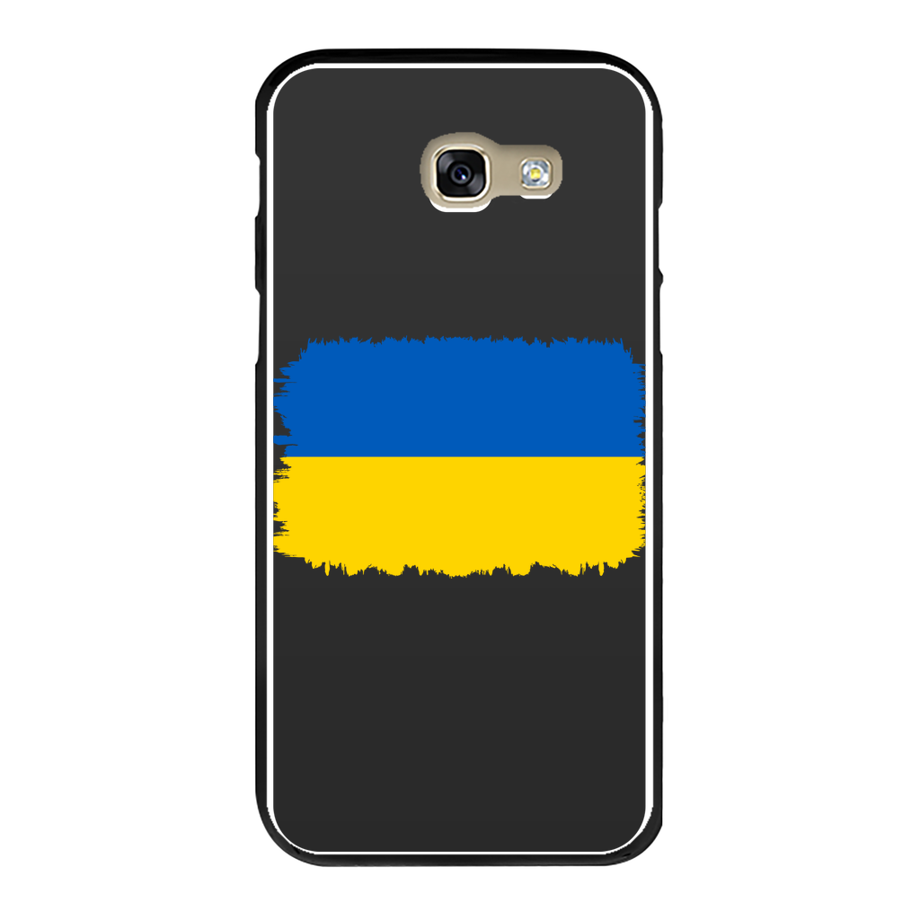 UKRAINE FLAG Back Printed Black Hard Phone Case - Lynendo Trade Store