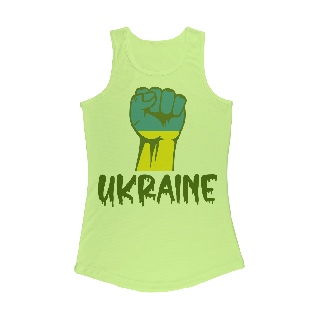Ukraine Fist Women Performance Tank Top - Lynendo Trade Store