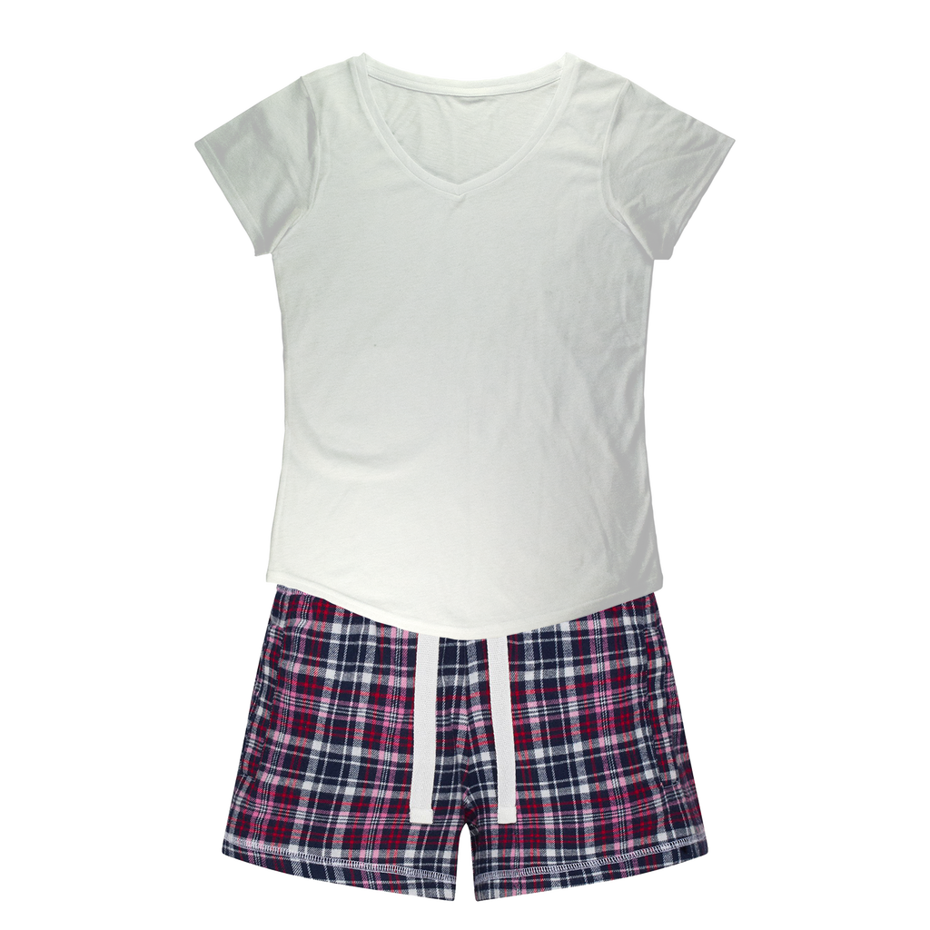 THE MOST WONDERFUL TIME Women's Sleepy Tee and Flannel Short - Lynendo Trade Store