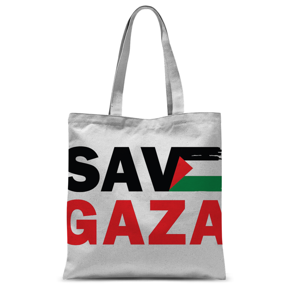 Save Gaza Classic Sublimation Tote Bag - Lynendo Trade Store