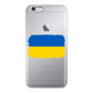 UKRAINE FLAG Back Printed Transparent Hard Phone Case - Lynendo Trade Store
