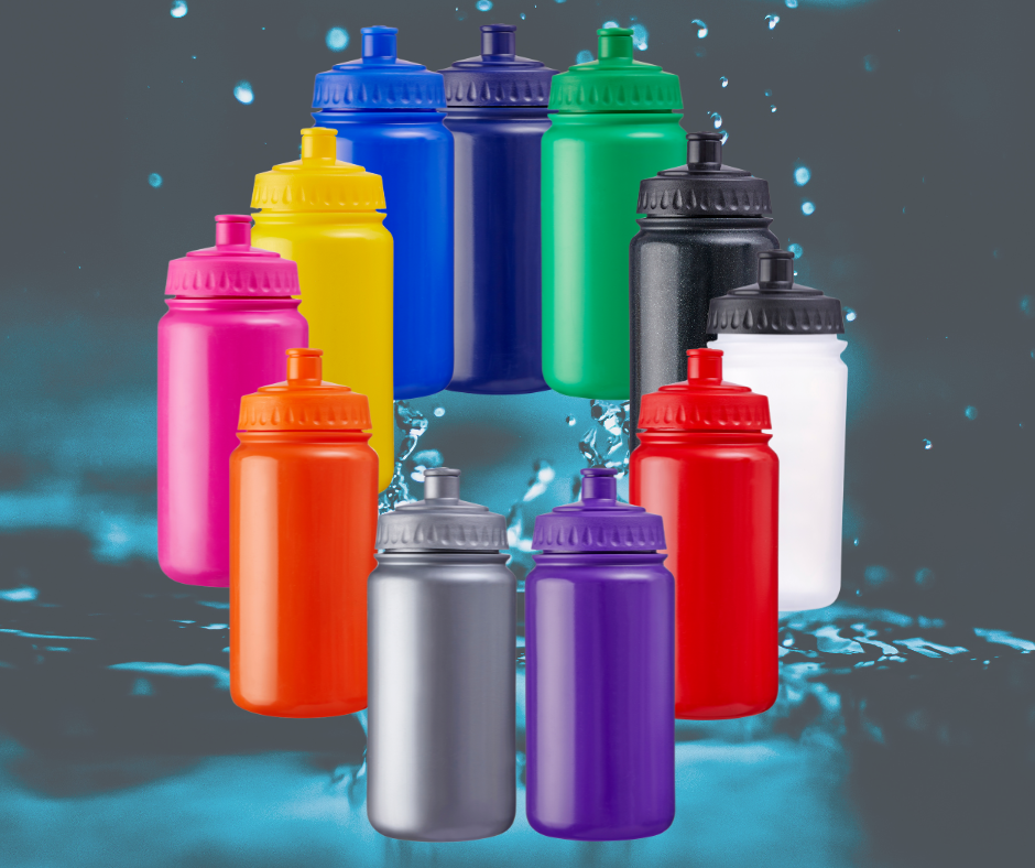 Water Bottles with Bespoke Print (7682) with Grip 500ml Olympic - Lynendo Trade Store