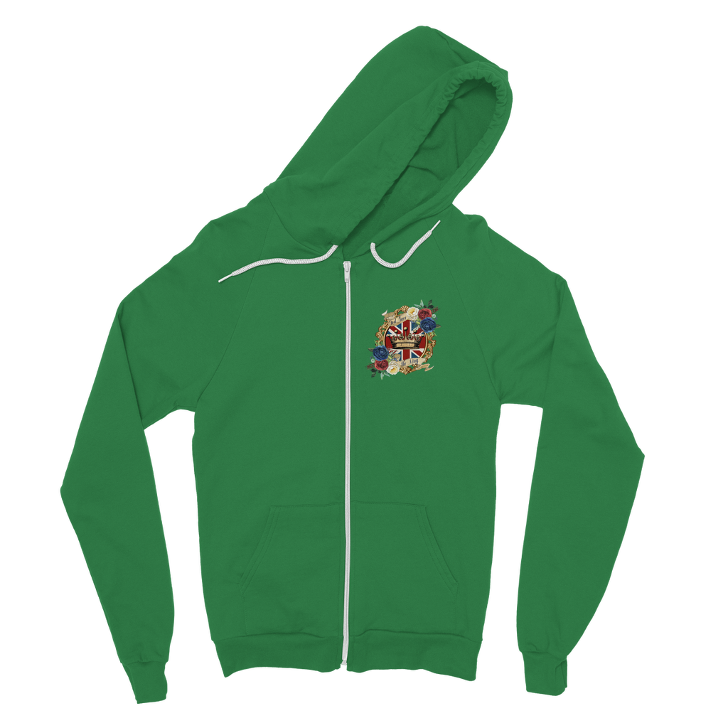 GOD SAVE THE KING Classic Adult Zip Hoodie - Lynendo Trade Store