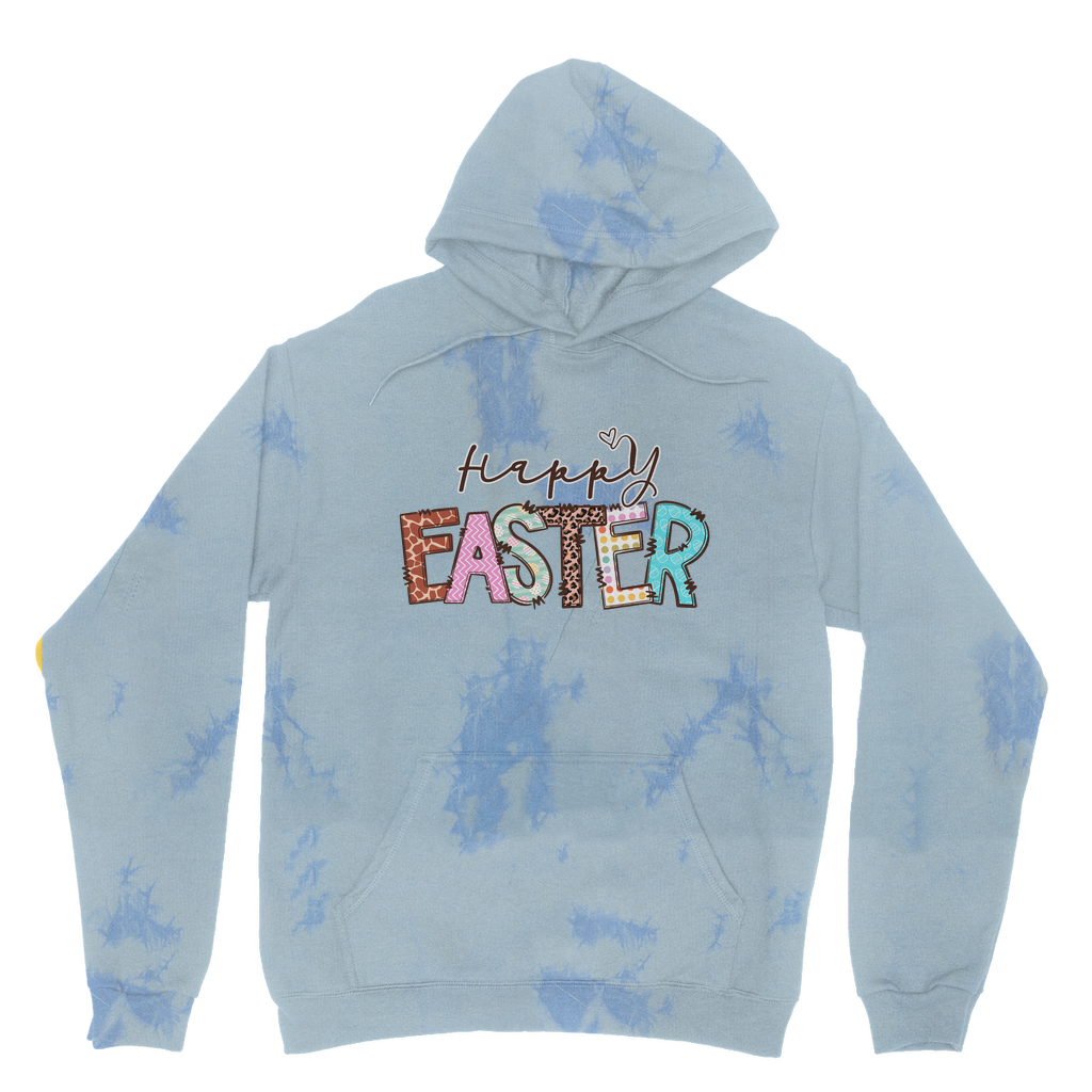Happy Easter Tie Dye Hoodie - Lynendo Trade Store