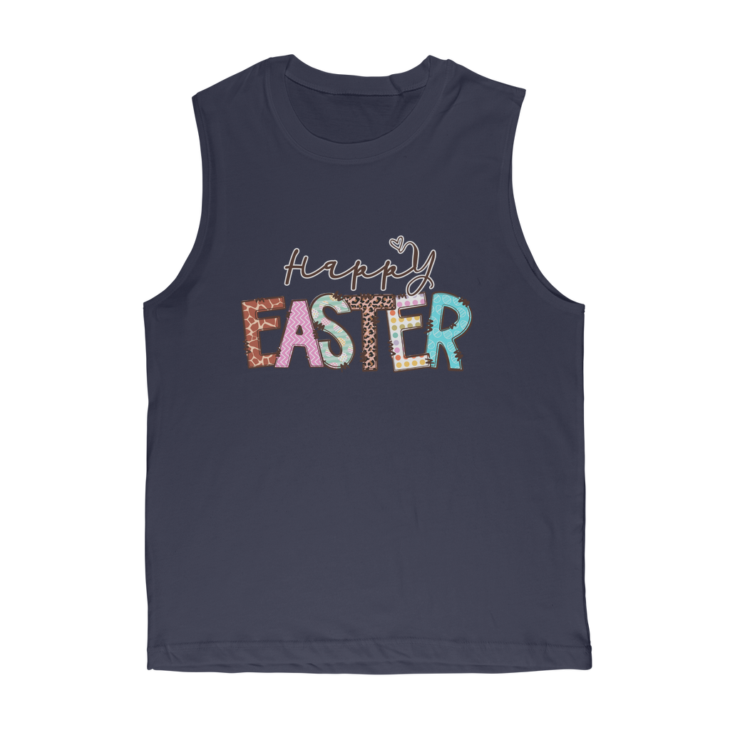 Happy Easter Classic Adult Muscle Top - Lynendo Trade Store