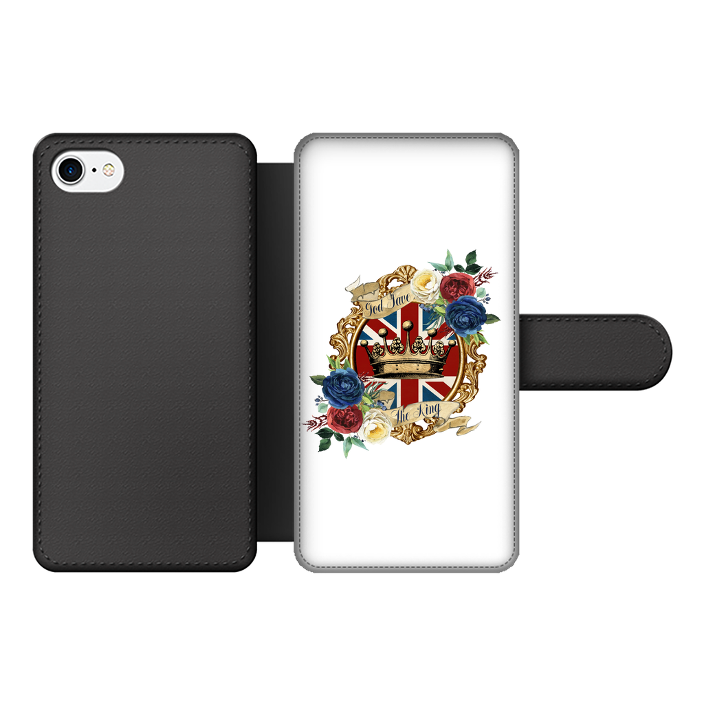 GOD SAVE THE KING Front Printed Wallet Cases - Lynendo Trade Store