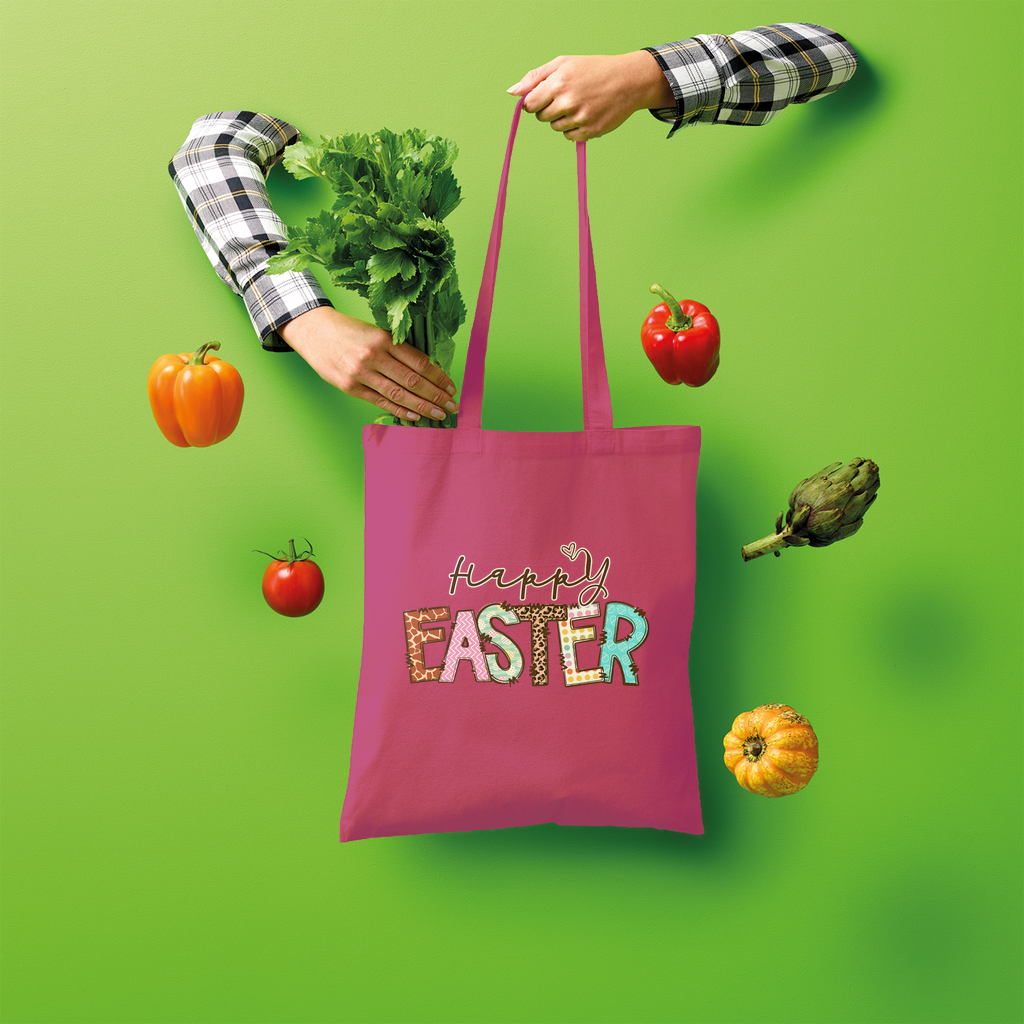 Happy Easter Shopper Tote Bag - Lynendo Trade Store