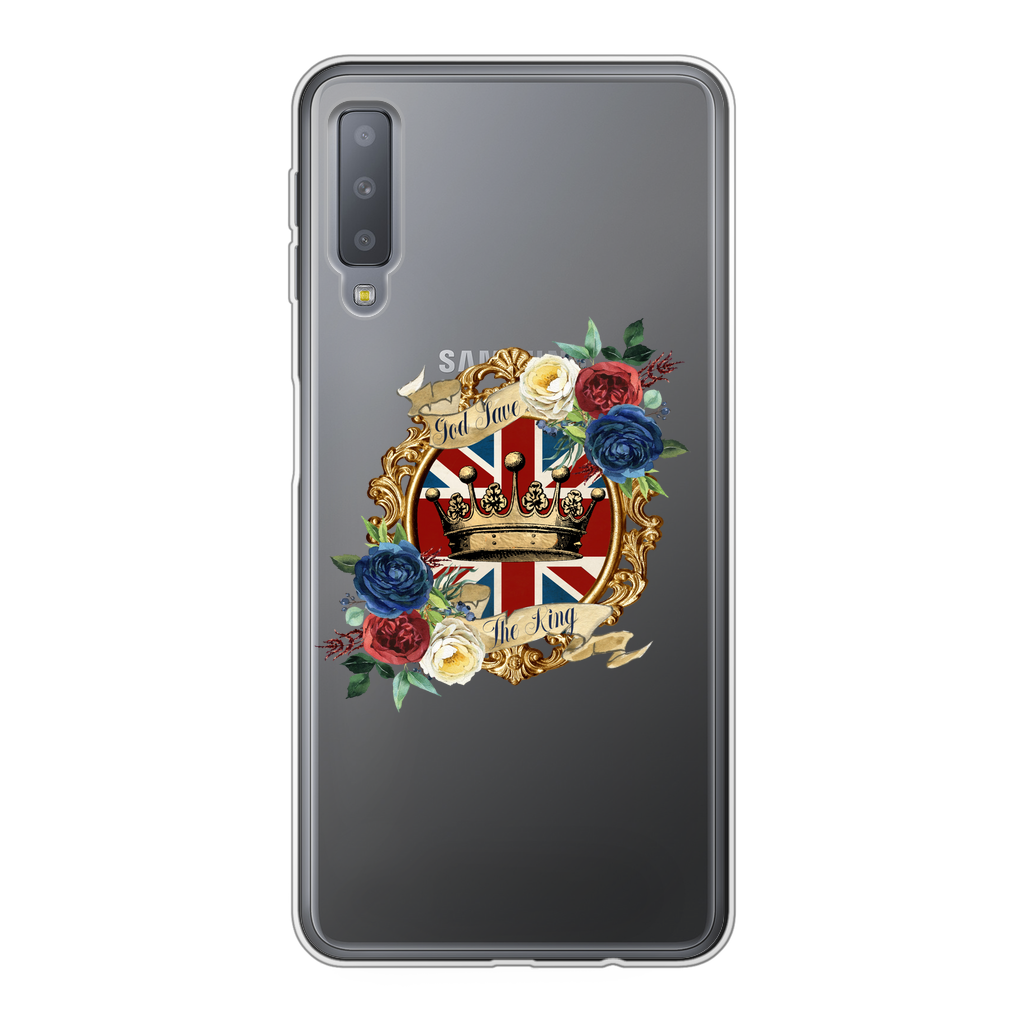 GOD SAVE THE KING Back Printed Transparent Soft Phone Case - Lynendo Trade Store