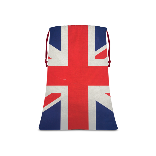 British Flag Sublimation Linen Drawstring Sack - Lynendo Trade Store