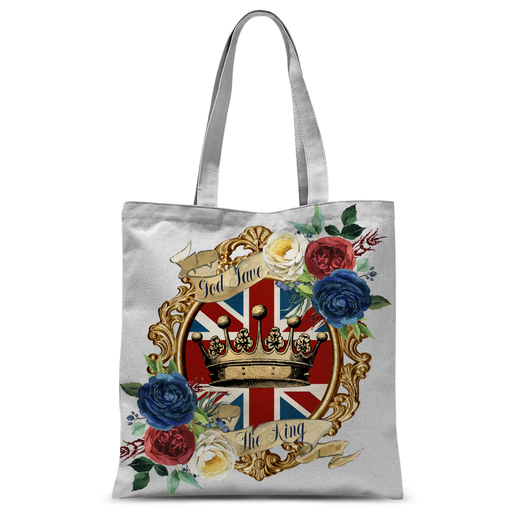 GOD SAVE THE KING Classic Sublimation Tote Bag - Lynendo Trade Store