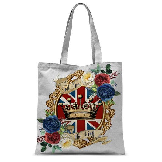 GOD SAVE THE KING Classic Sublimation Tote Bag - Lynendo Trade Store