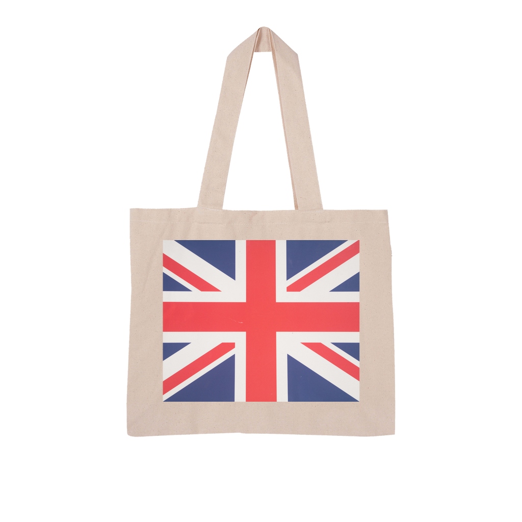 British Flag Large Organic Tote Bag - Lynendo Trade Store