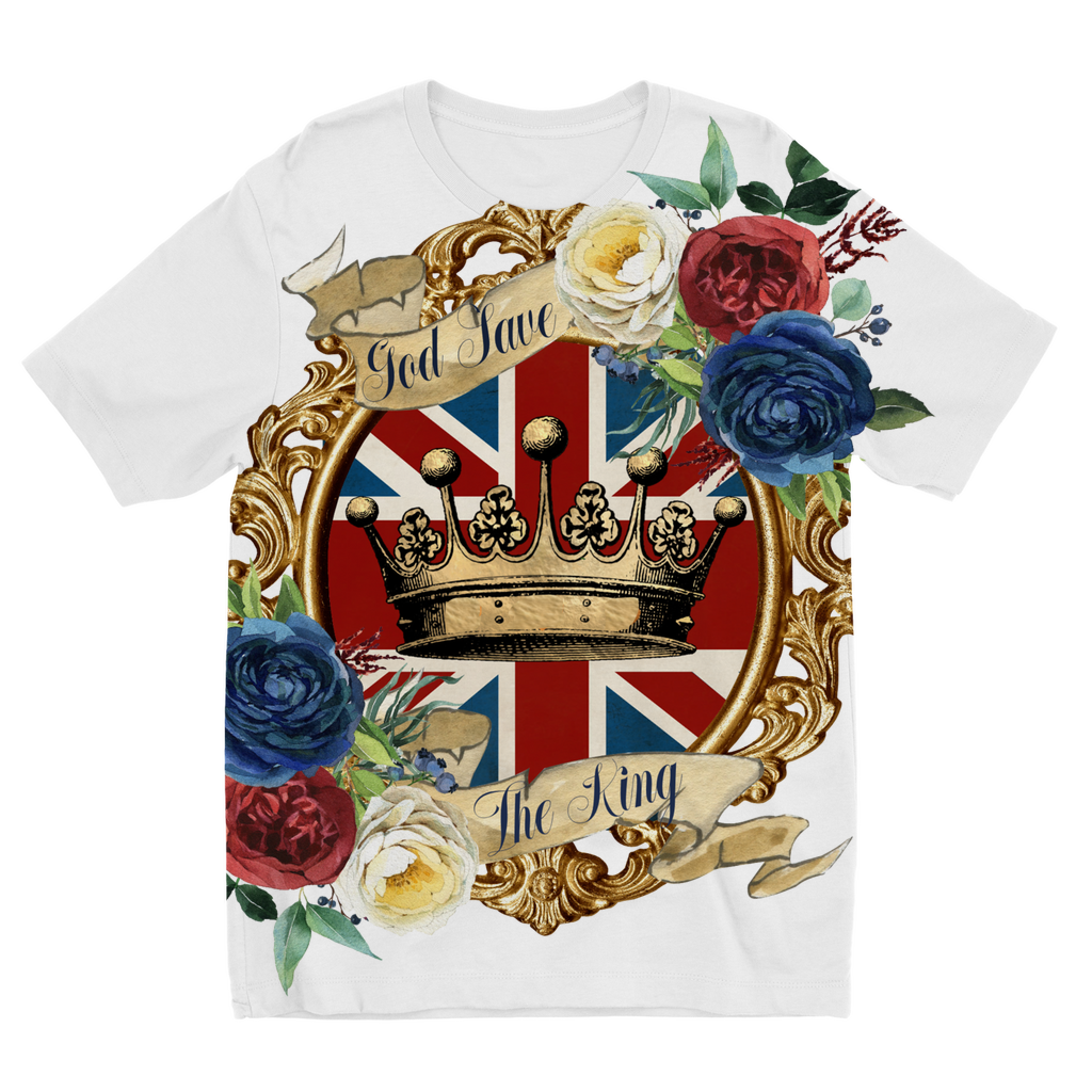 GOD SAVE THE KING Sublimation Kids T-Shirt - Lynendo Trade Store