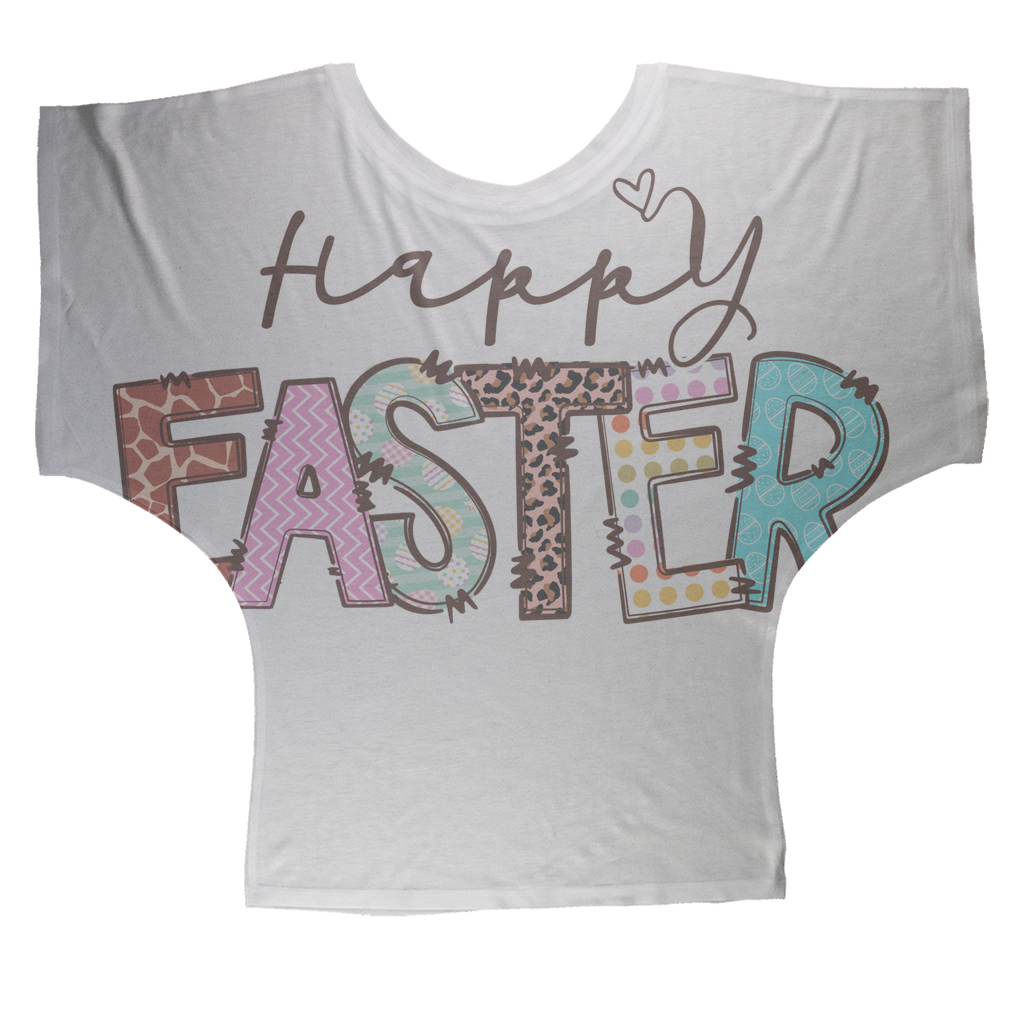 Happy Easter Sublimation Batwing Top - Lynendo Trade Store