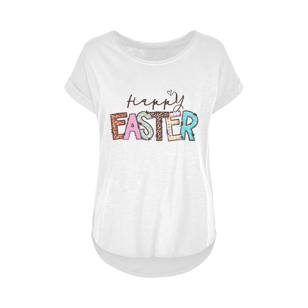 Happy Easter Women's Long Slub T-Shirt XS-5XL - Lynendo Trade Store