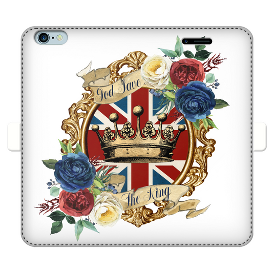 GOD SAVE THE KING Fully Printed Wallet Cases - Lynendo Trade Store