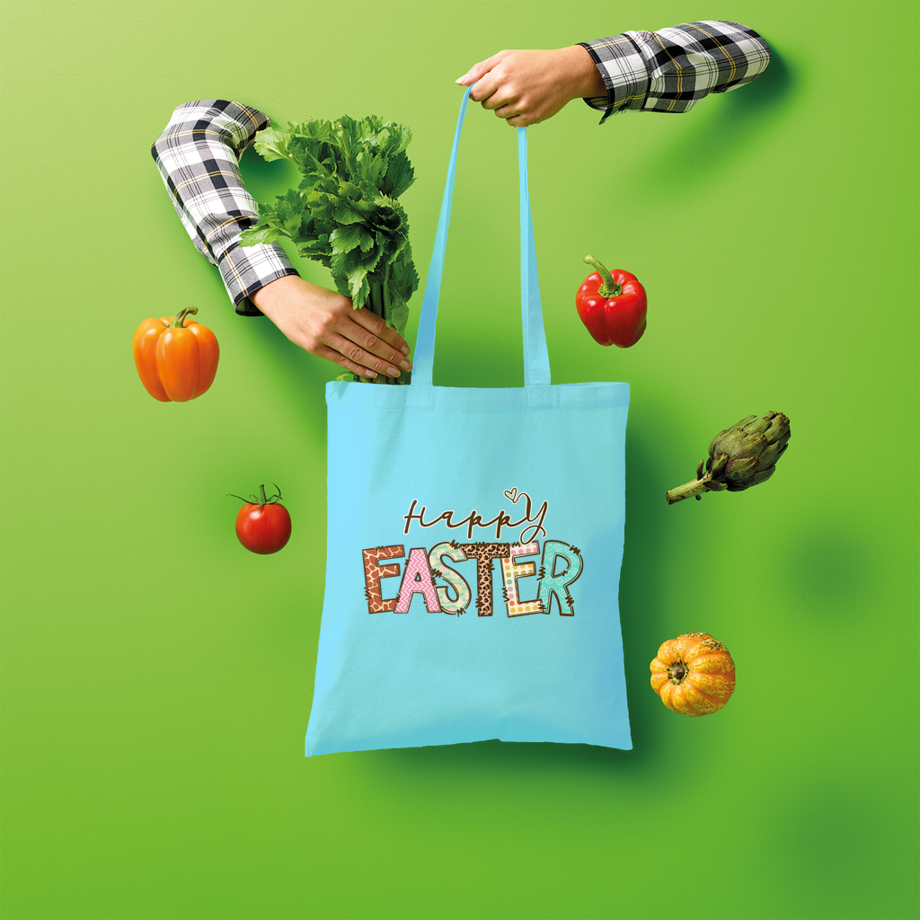 Happy Easter Shopper Tote Bag - Lynendo Trade Store