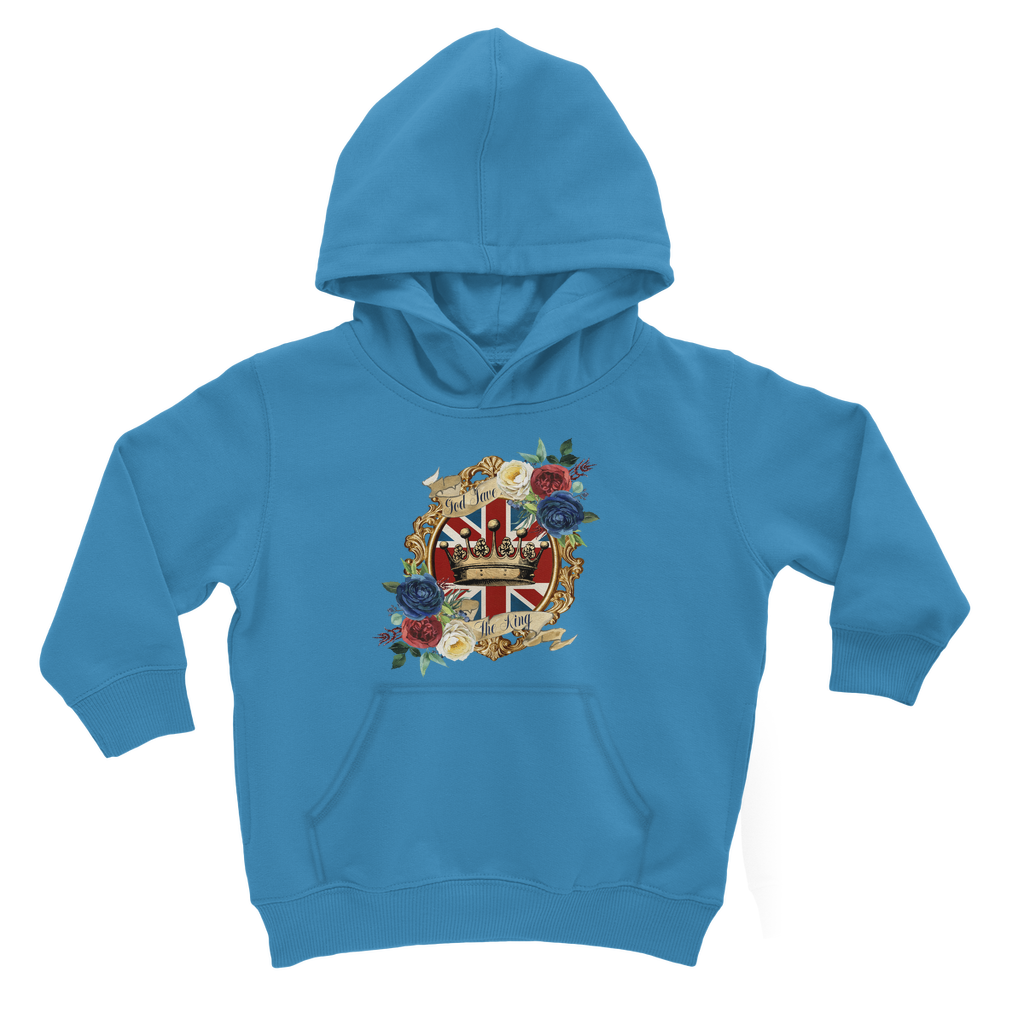 GOD SAVE THE KING Classic Kids Hoodie - Lynendo Trade Store