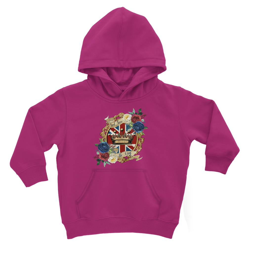 GOD SAVE THE KING Classic Kids Hoodie - Lynendo Trade Store