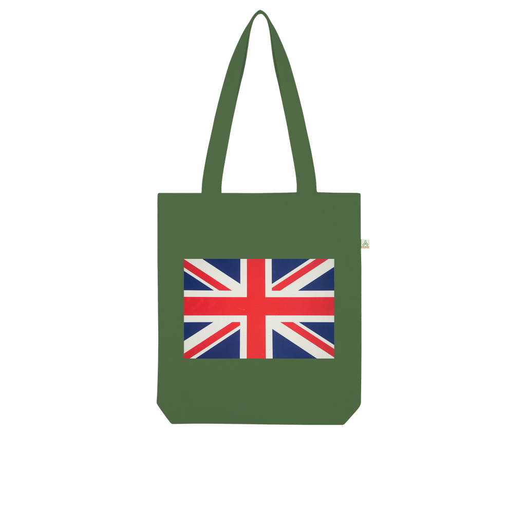 British Flag Organic Tote Bag - Lynendo Trade Store
