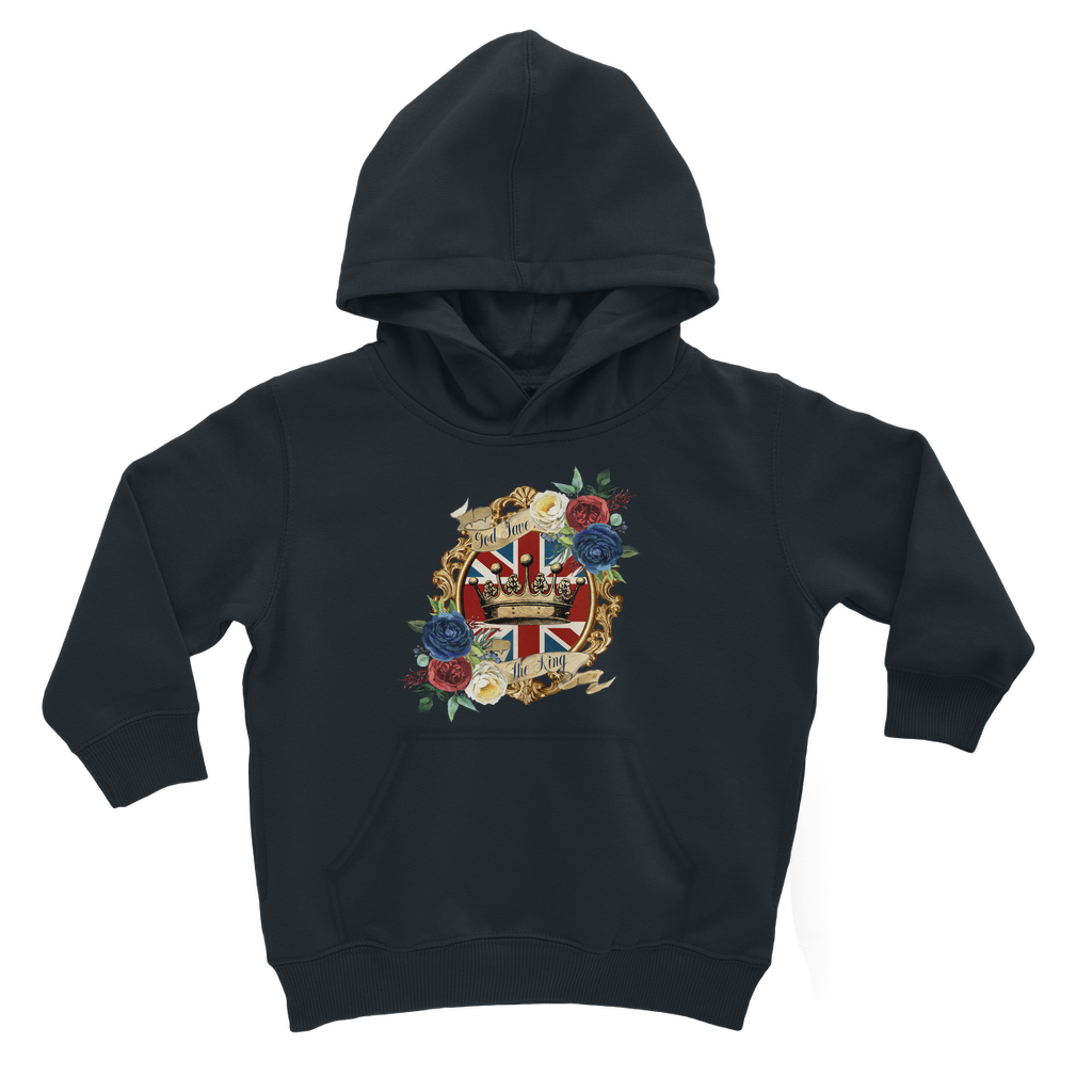 GOD SAVE THE KING Classic Kids Hoodie - Lynendo Trade Store