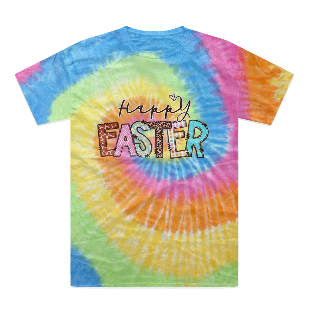 Happy Easter Tie-Dye T-Shirt - Lynendo Trade Store