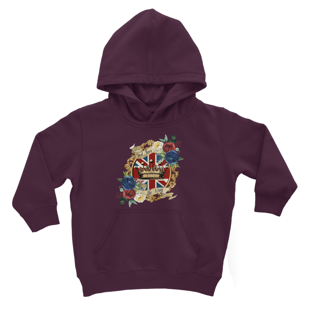 GOD SAVE THE KING Classic Kids Hoodie - Lynendo Trade Store