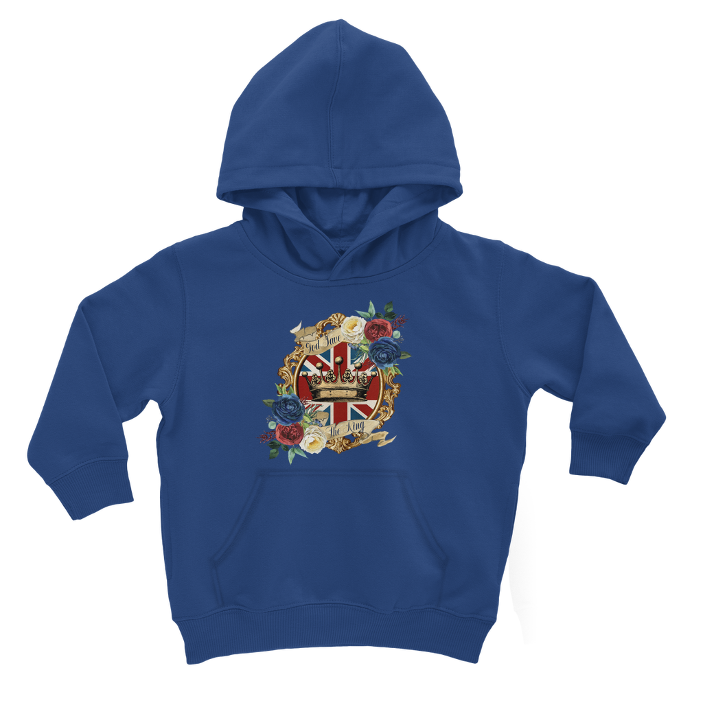 GOD SAVE THE KING Classic Kids Hoodie - Lynendo Trade Store