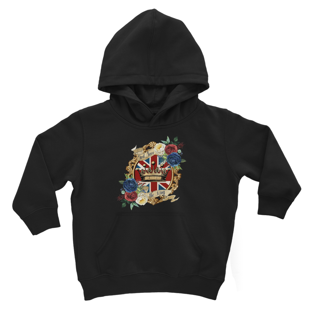 GOD SAVE THE KING Classic Kids Hoodie - Lynendo Trade Store