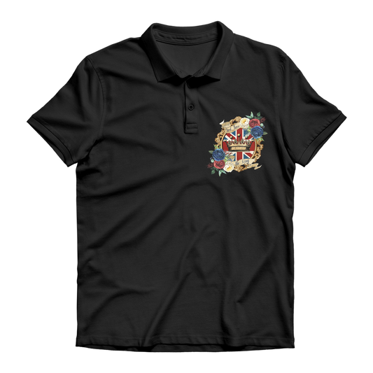 GOD SAVE THE KING Premium Adult Polo Shirt - Lynendo Trade Store