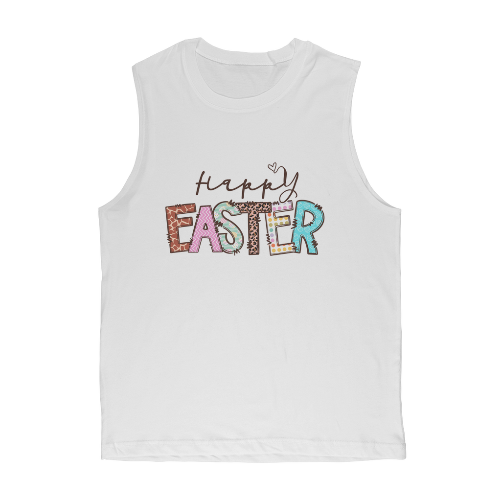 Happy Easter Premium Adult Muscle Top - Lynendo Trade Store