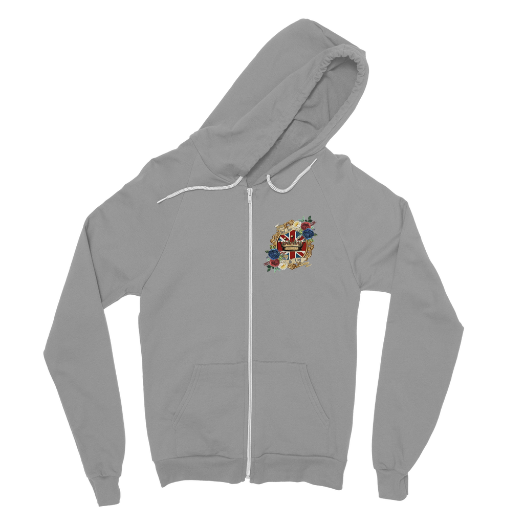 GOD SAVE THE KING Classic Adult Zip Hoodie - Lynendo Trade Store