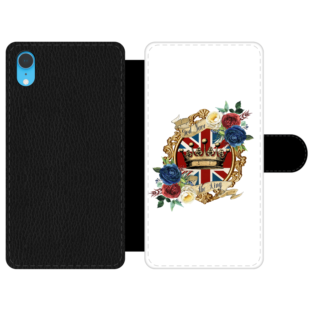 GOD SAVE THE KING Front Printed Wallet Cases - Lynendo Trade Store