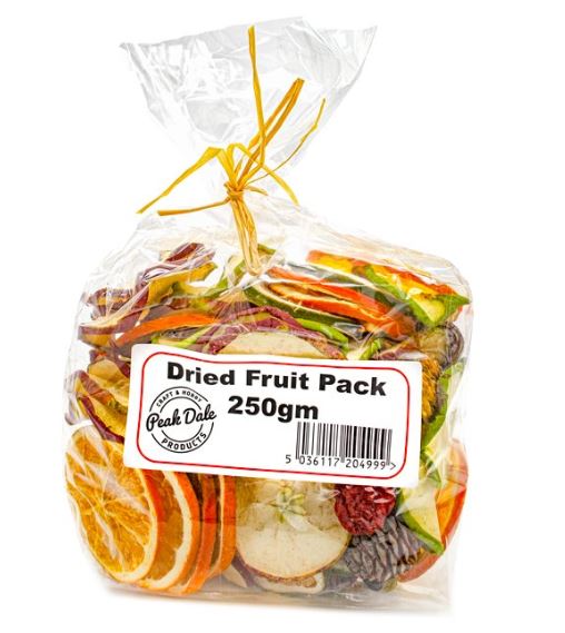 Dried Fruit Pack 250gm - Christmas Decoration - Assorted Fruits - Lynendo Trade Store