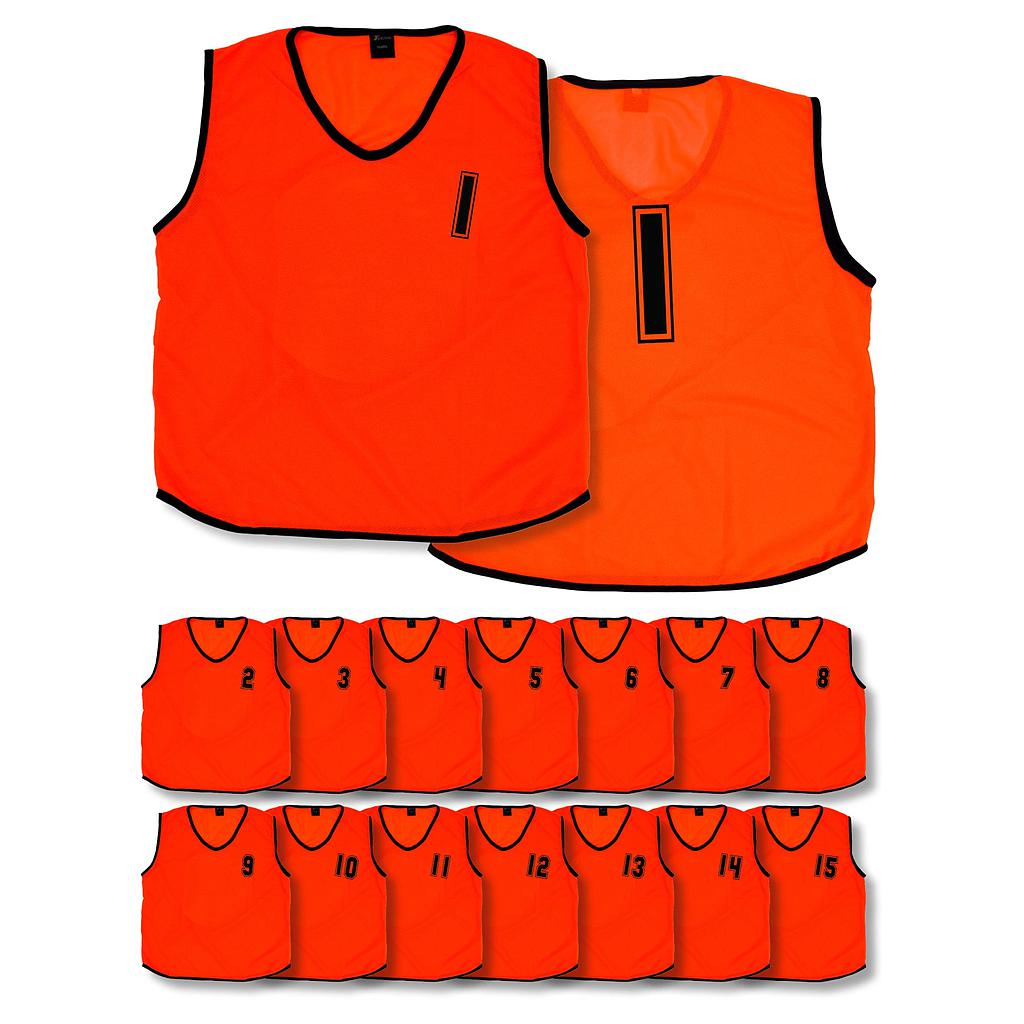 (Pack of 15) Mesh Numbered 1 - 15 Training Bibs (Infants, Kids) - Lynendo Trade Store