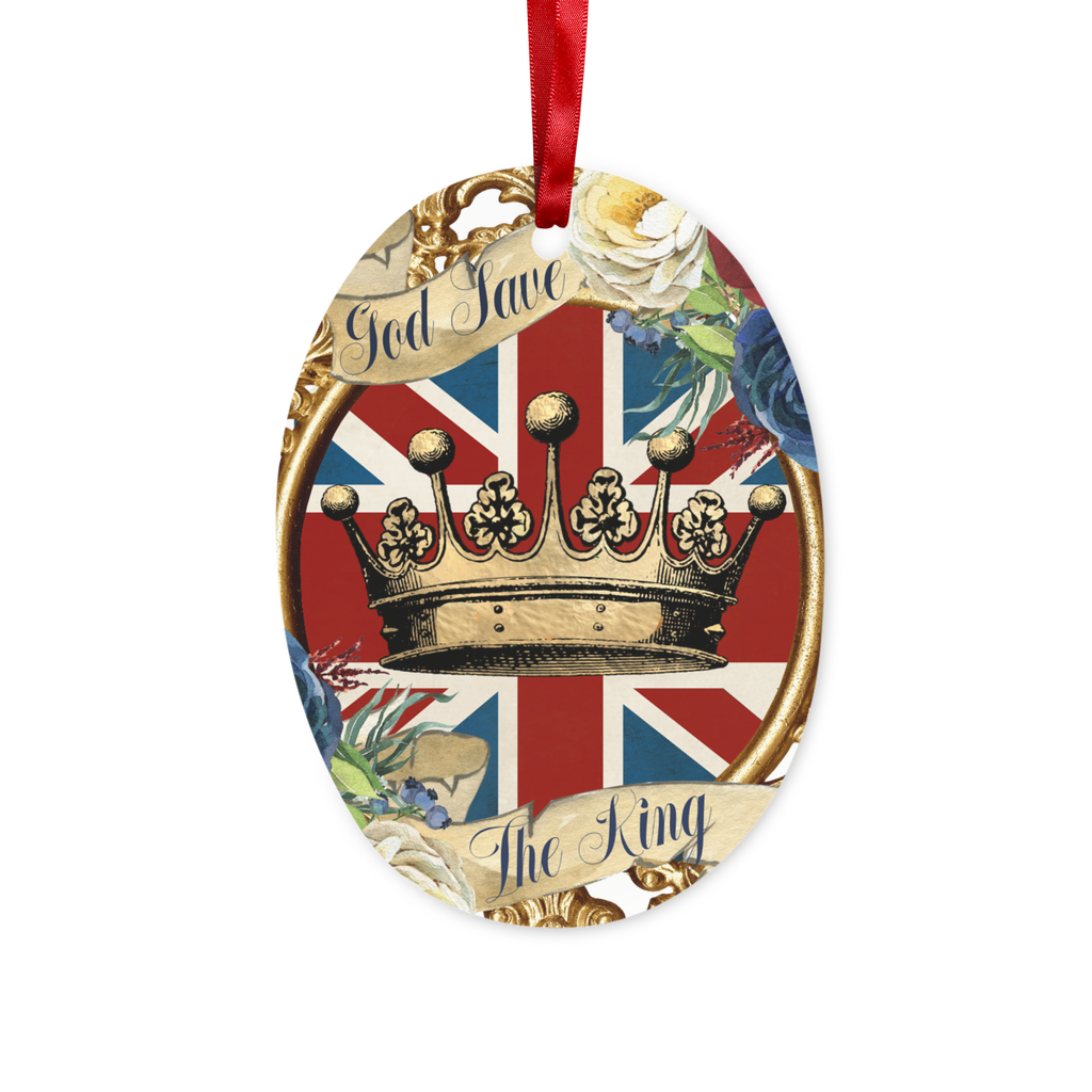 GOD SAVE THE KING Ceramic Hanging Ornament - Lynendo Trade Store