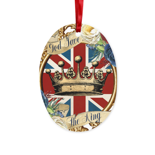GOD SAVE THE KING Ceramic Hanging Ornament - Lynendo Trade Store